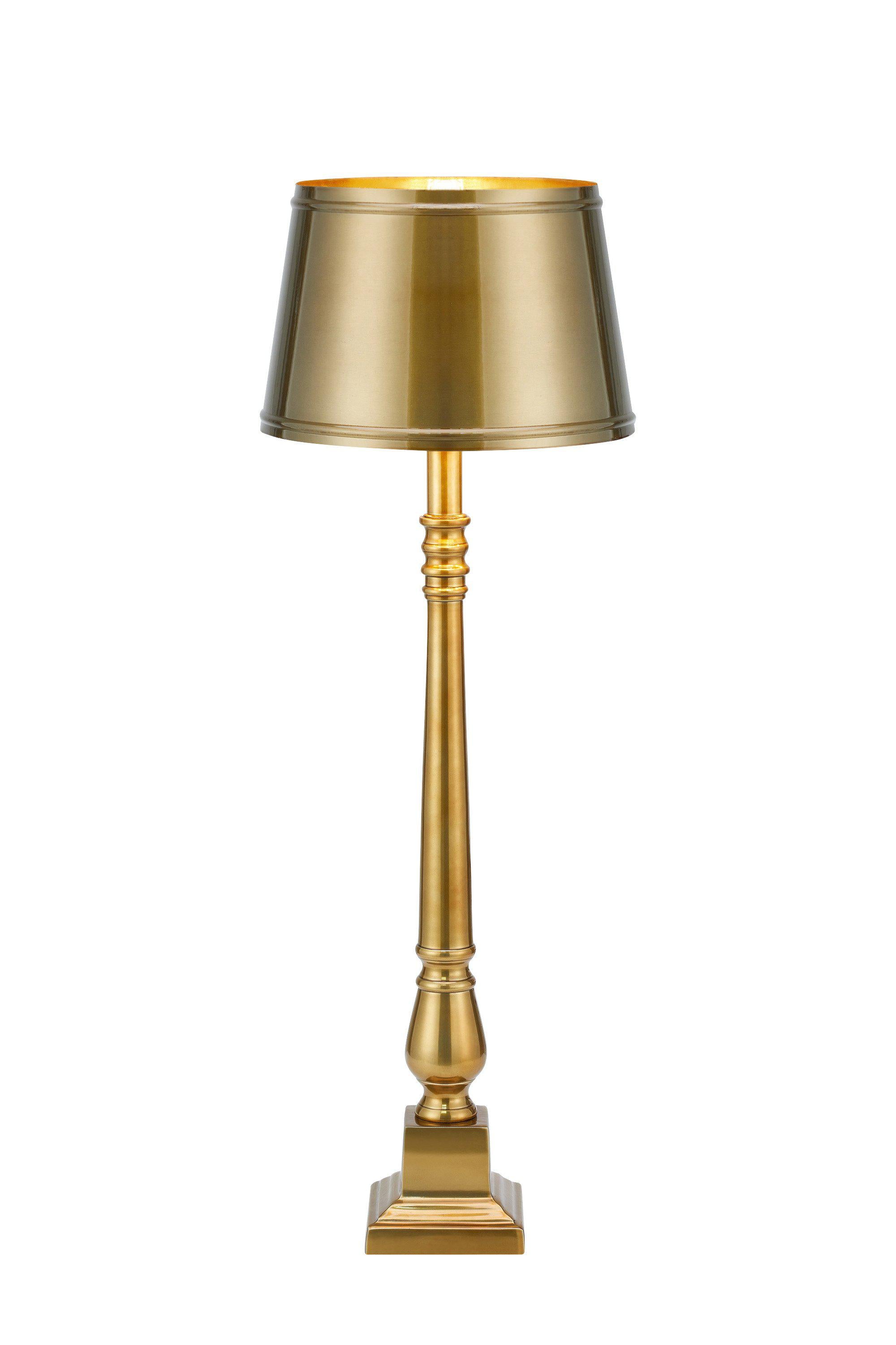 METALLO bordslampa 1L Antique Brass