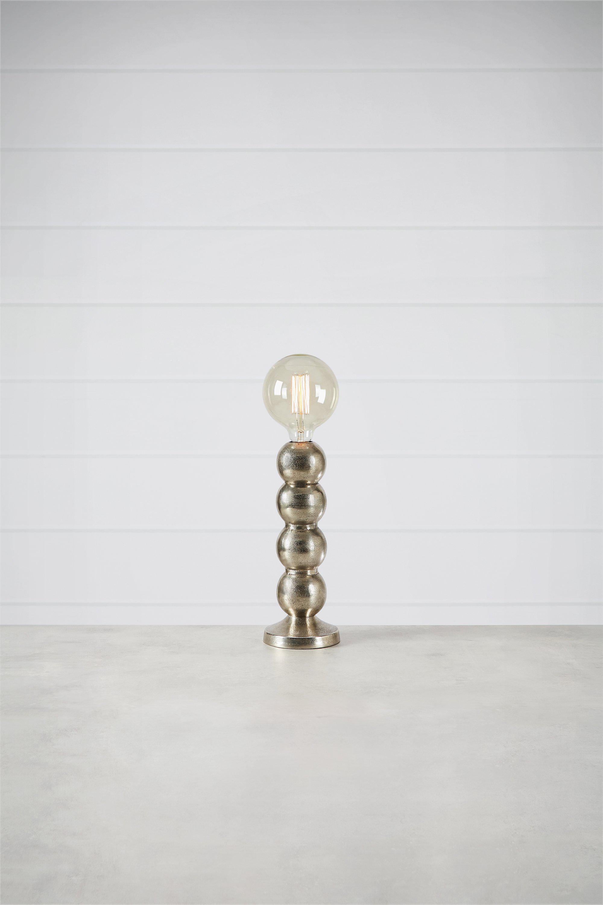 GONG bordslampa 1L Silver