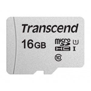 TRANSCEND 300S MICROSDHC MUISTIKORTTI, 16GB / U1 / UHS-I