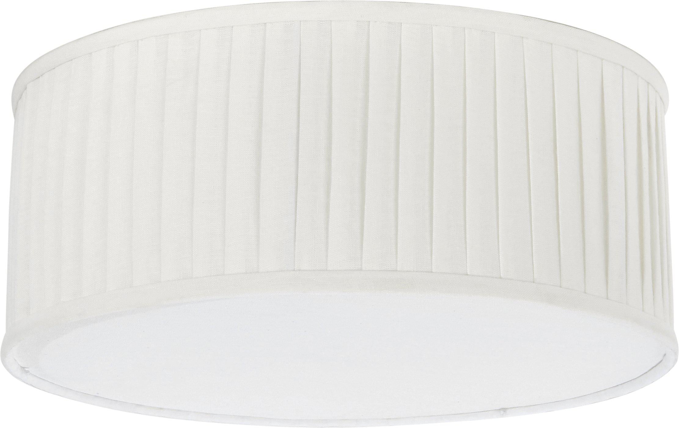 Plafond Plissé luonnonvalkoinen 45cm