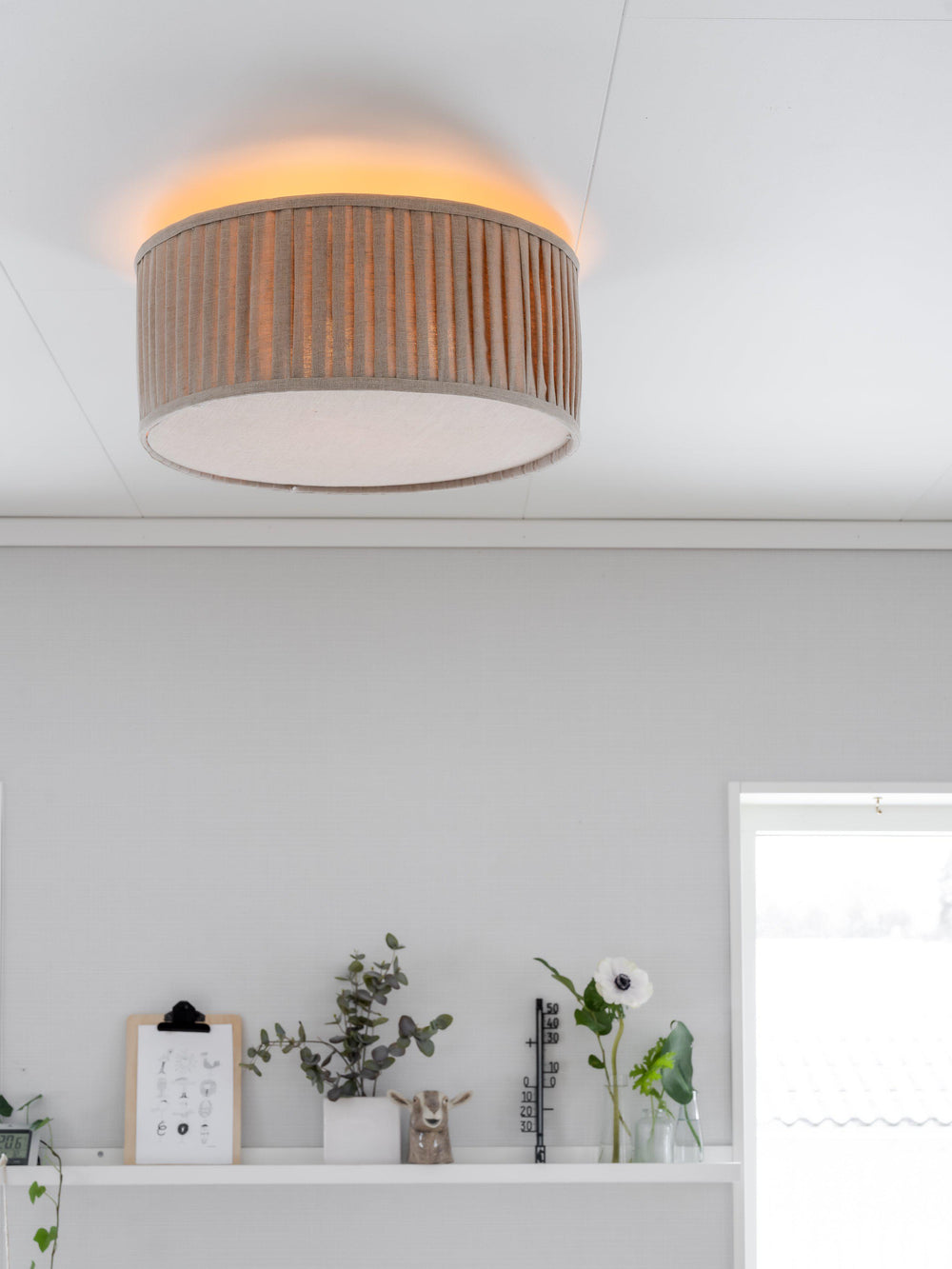 Plafond Plissé natur 45cm