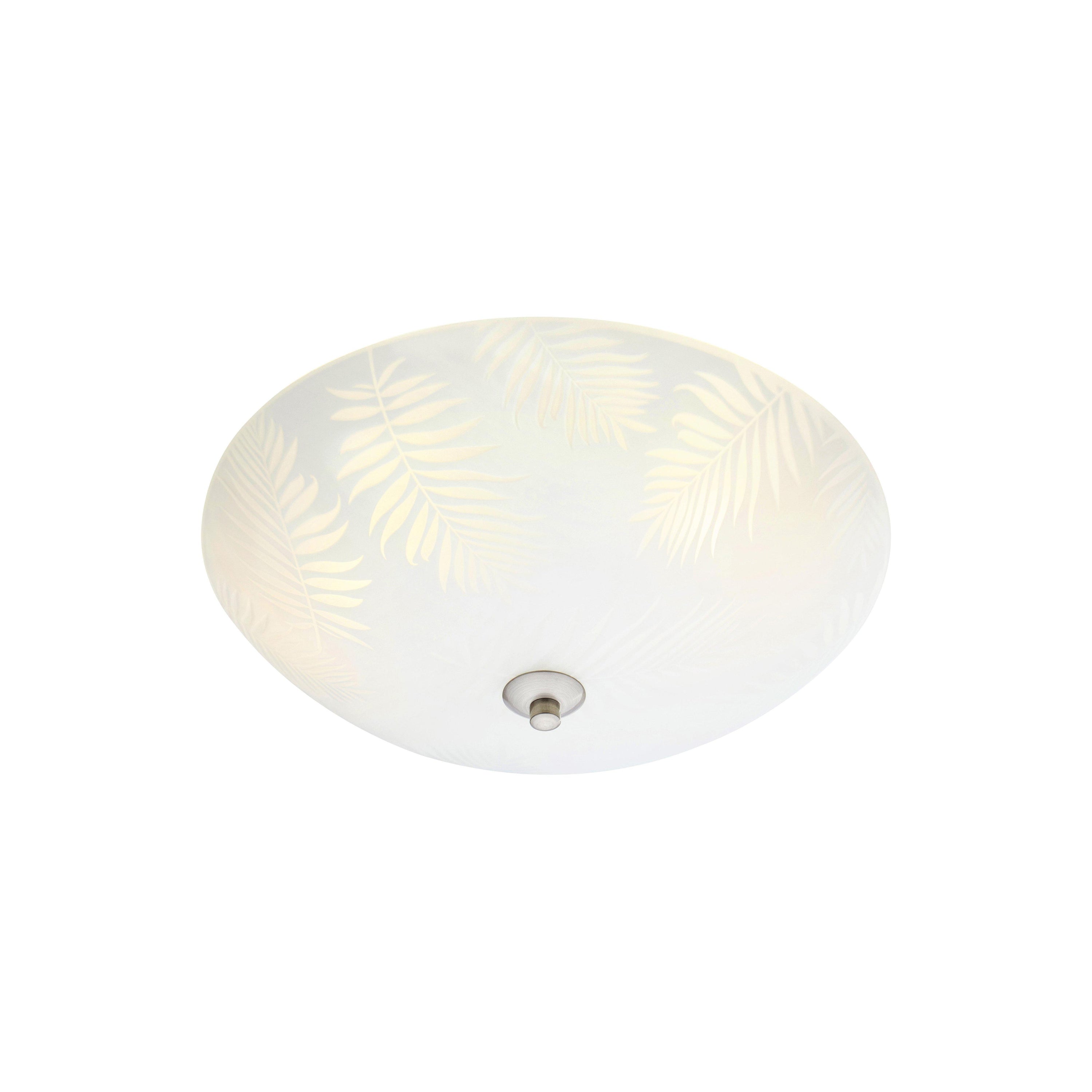 BLAD plafond 2L 35cm White/Steel