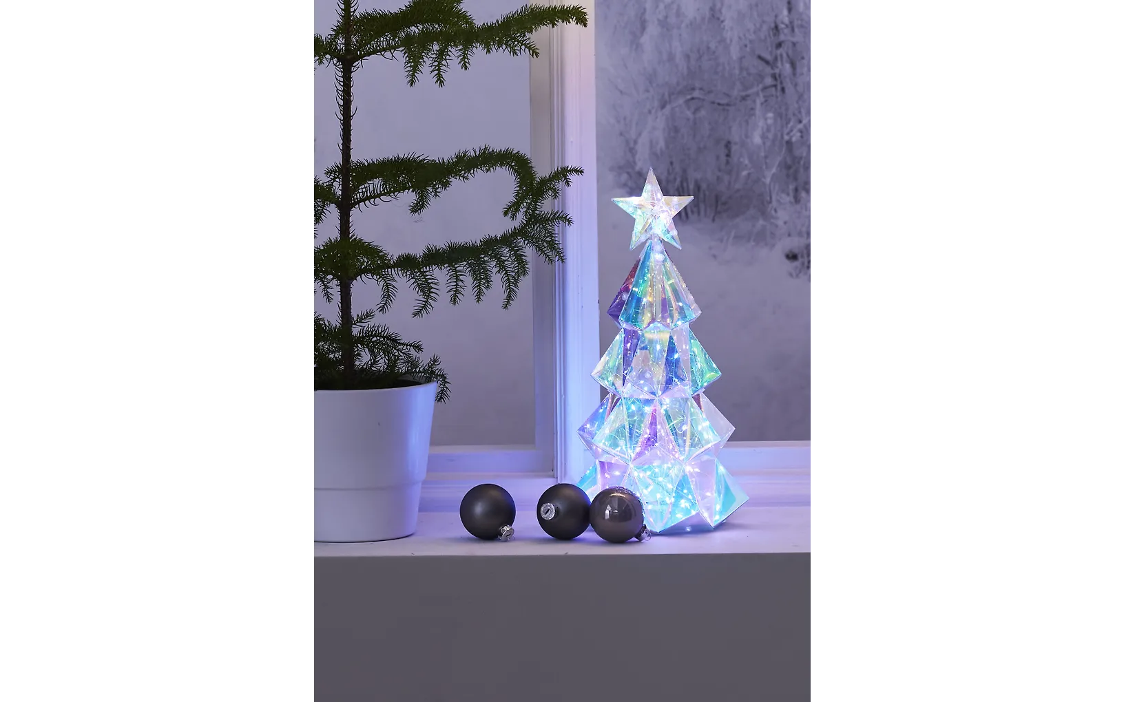 Star Trading Magic Micro LED kuusi, pöytäkoriste, 38 cm