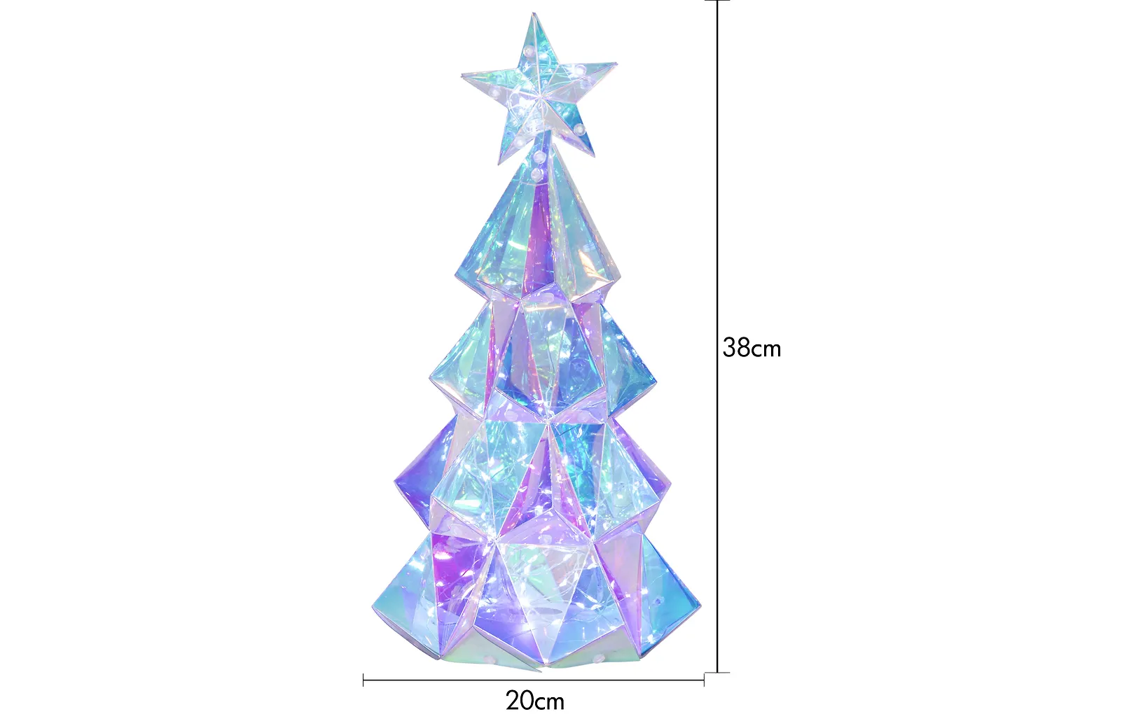 Star Trading Magic Micro LED kuusi, pöytäkoriste, 38 cm