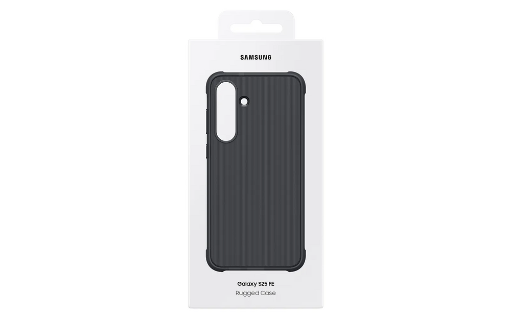 Samsung Galaxy S25 FE Rugged suojakuori, musta
