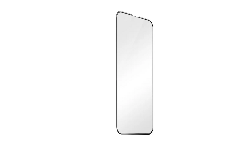 Wave Full Cover panssarilasi, Samsung Galaxy S25 FE 5G, musta kehys