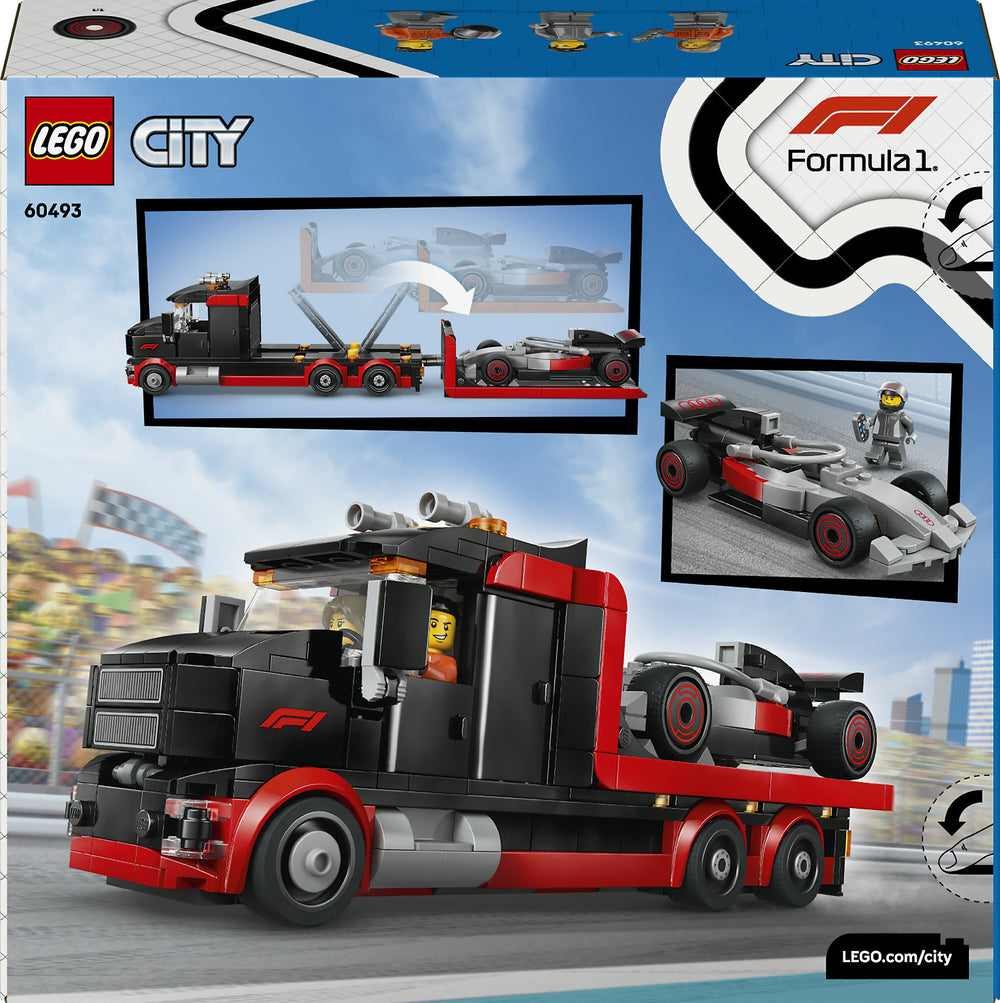 LEGO City 60493 City F1®-kuljetusauto ja Audi F1® – kuva 2