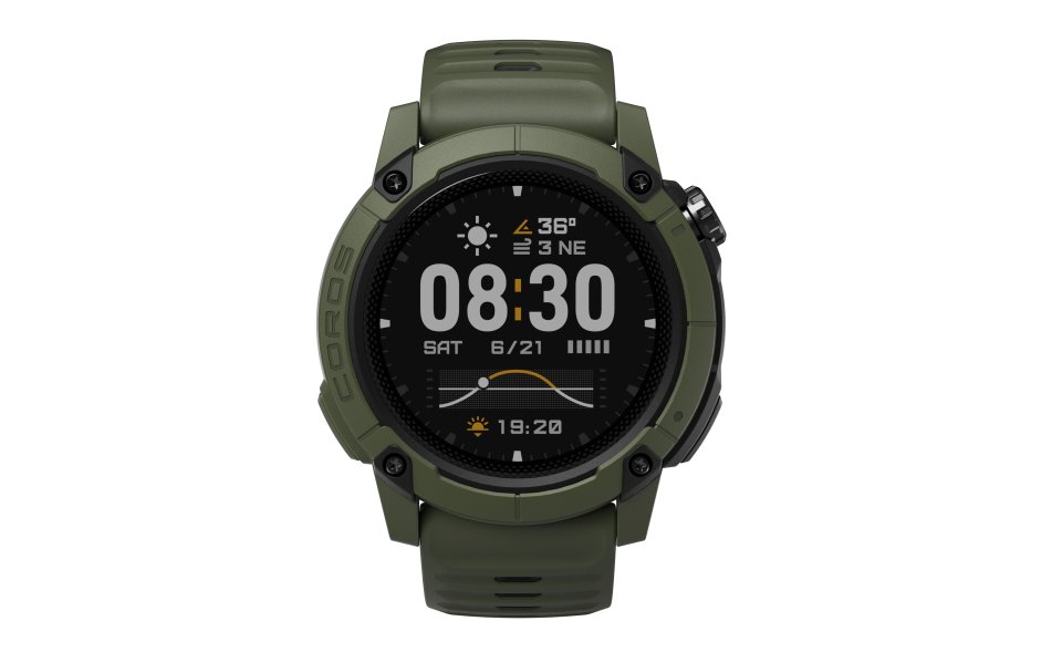 Coros WATCH Nomad älykello, vihreä