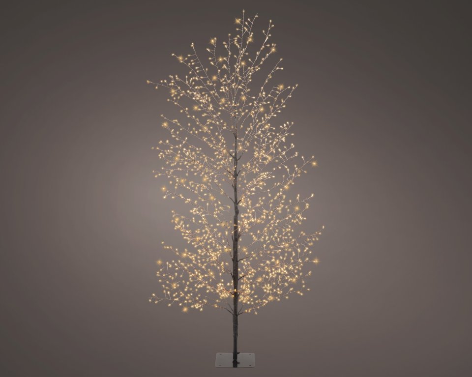 Lumineo Micro LED -valopuu valoilla, 150 cm, sisä- ja ulkokäyttöön