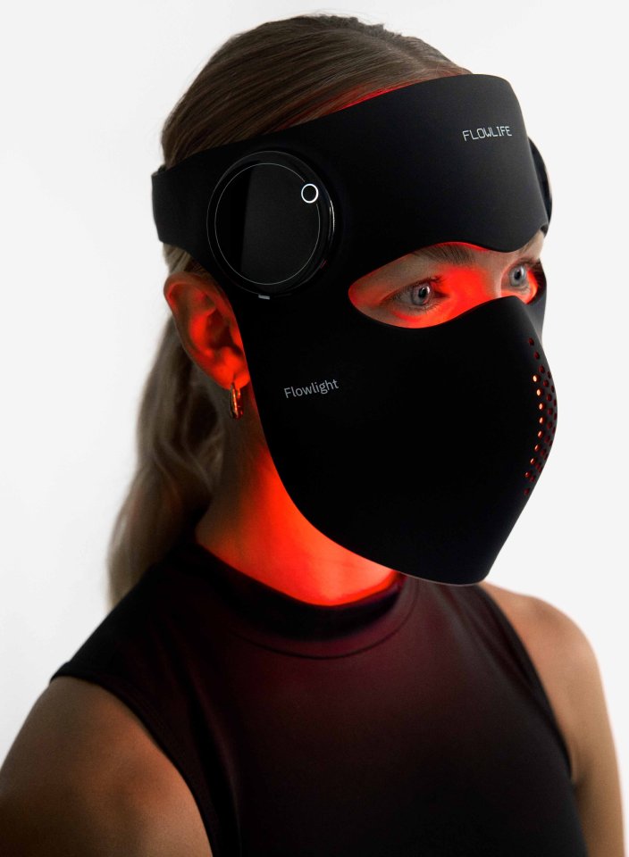 Flowlife Flowlight LED Mask Pro Two Waves punavalomaski