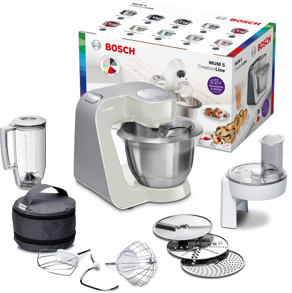 Bosch MUM58L20 yleiskone, 3,9 l, harmaa