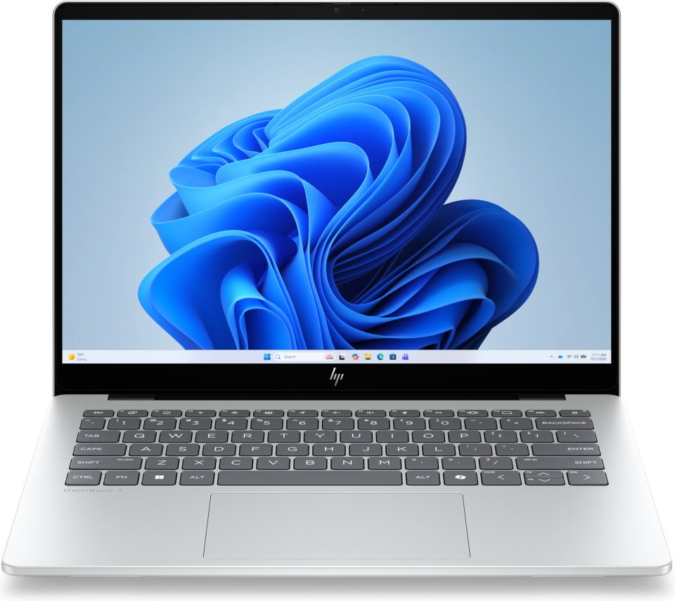 HP OmniBook 7 AI 14-hg0000nox 14" kannettava, hopea, Windows 11 Home (D6QR9EA)