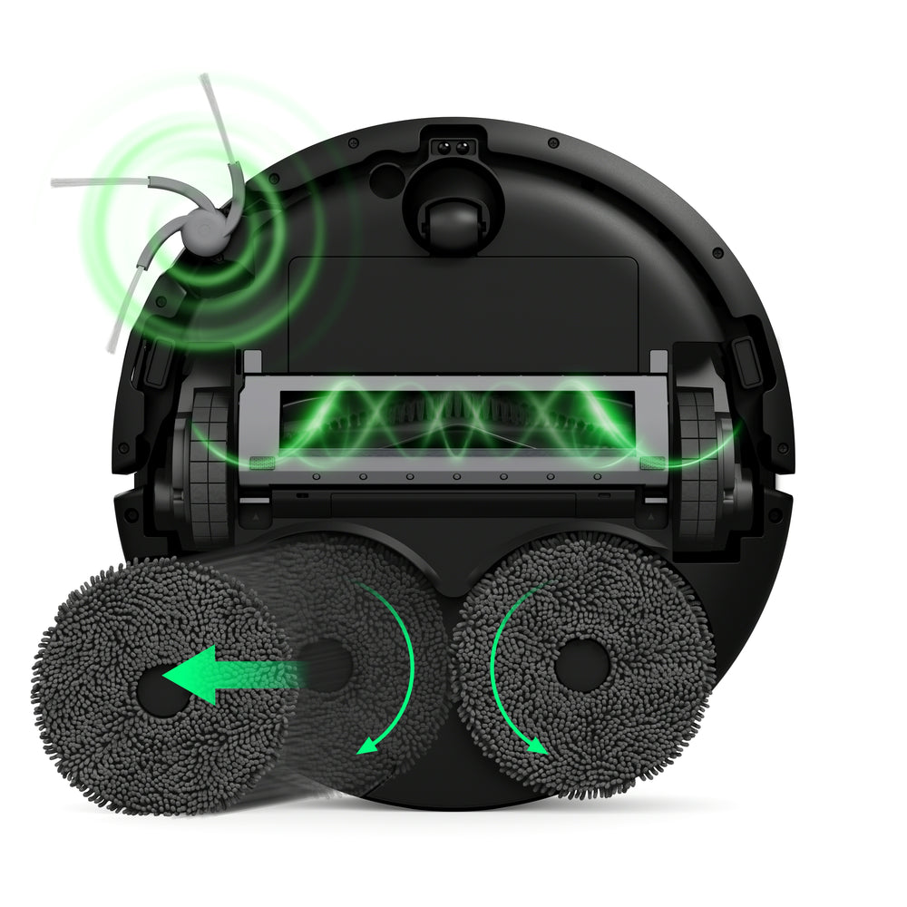 Roomba Plus 415 Combo robotti-imuri + AutoWash-telakka, musta