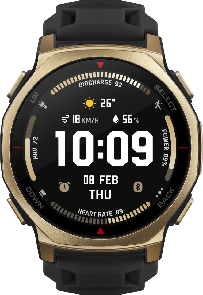 Amazfit T-Rex 3 Pro 44 mm älykello, Black Gold