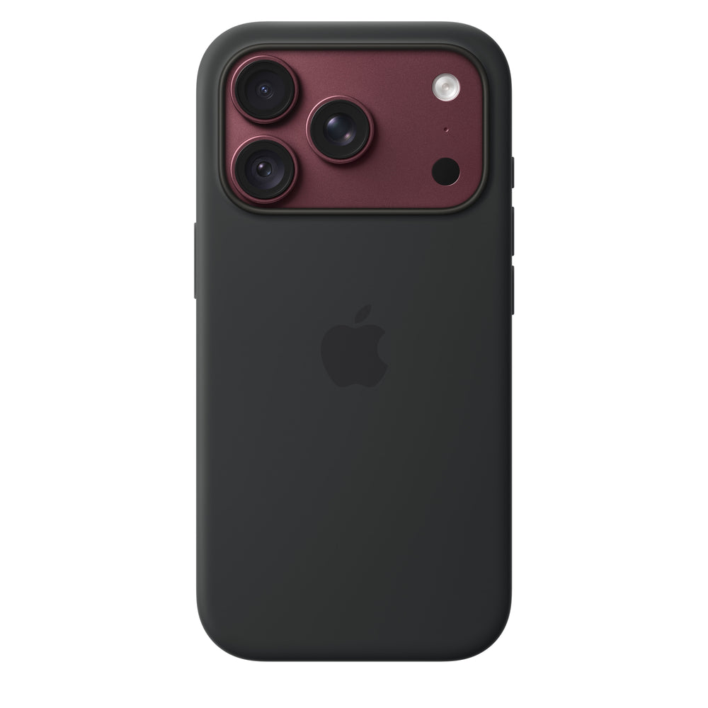 Apple iPhone 18 Pro MagSafe-silikonikuori, musta – kuva 2