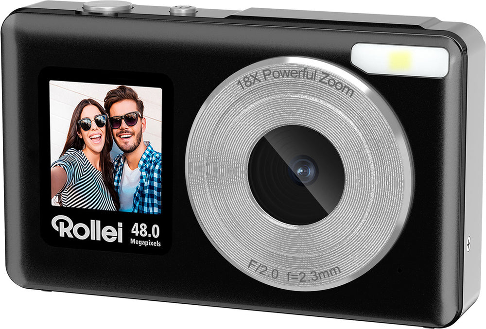 Rollei Compactline Pocket Transparent digikamera, musta – 2