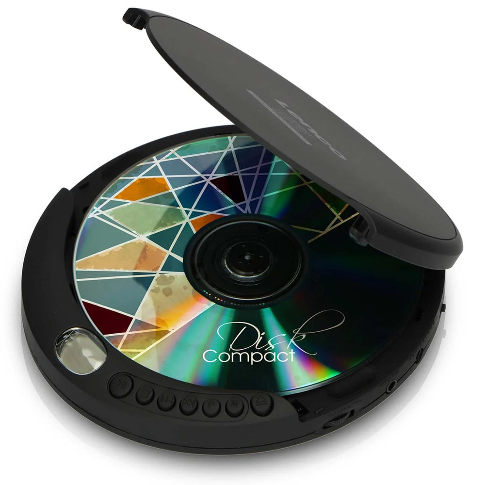 Lenco CD-200 kannettava CD/MP3-soitin, musta – 2