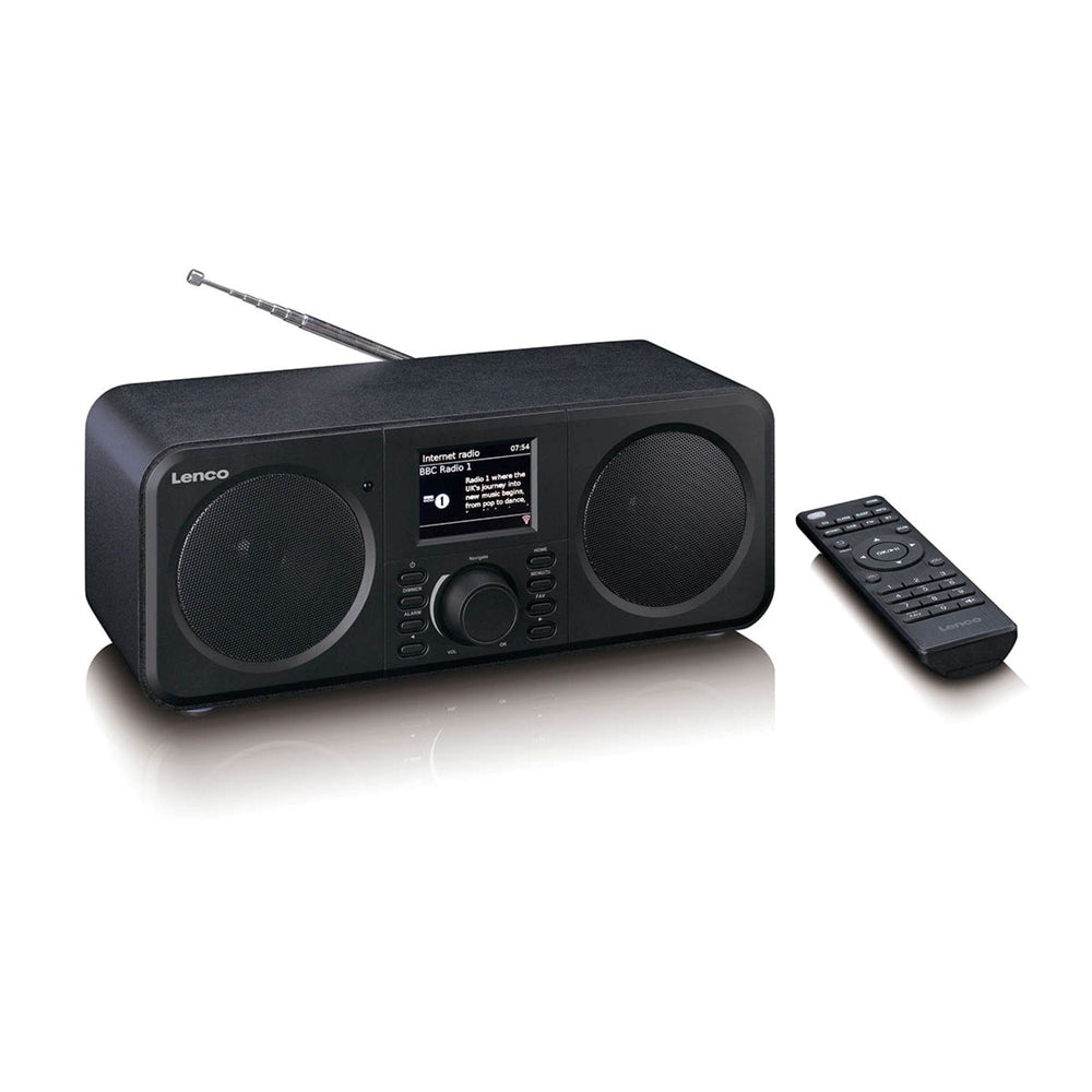 Lenco DIR-142 stereointernetradio DAB+/FM/Bluetooth, musta – 2