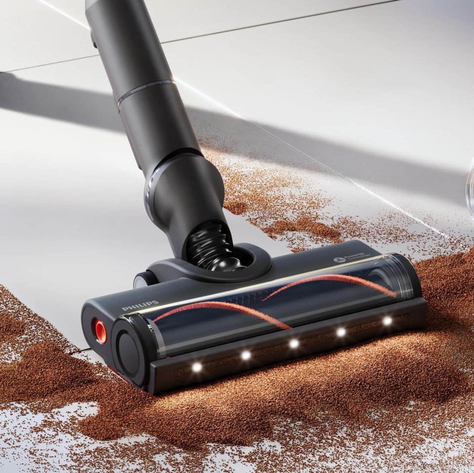 Philips PowerUp 50 XC5233/10 johdoton varsi-imuri, 200 AW, musta