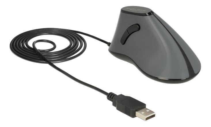 DeLOCK ergonominen pystyhiiri, USB – 2