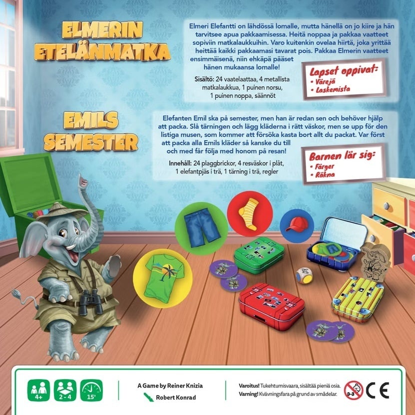 Elmerin Etelänmatka lautapeli – 2