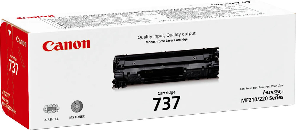 Canon 737 -laservärikasetti, musta - E-store.fi