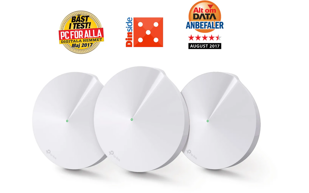 TP-LINK Deco M5 WiFi -Mesh-järjestelmä, 3-pack