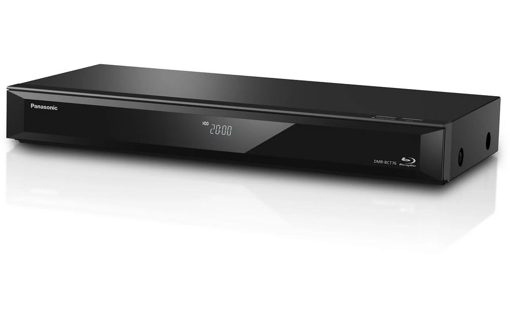 Panasonic DMR-BCT76 4K UHD -skaalaava Blu-ray -soitin ja 500 Gt kaapeli HD-digiboksi
