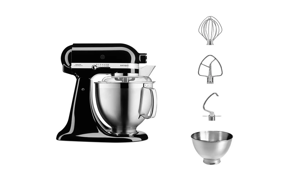 KitchenAid Artisan 5KSM185PSEOB -yleiskone, musta