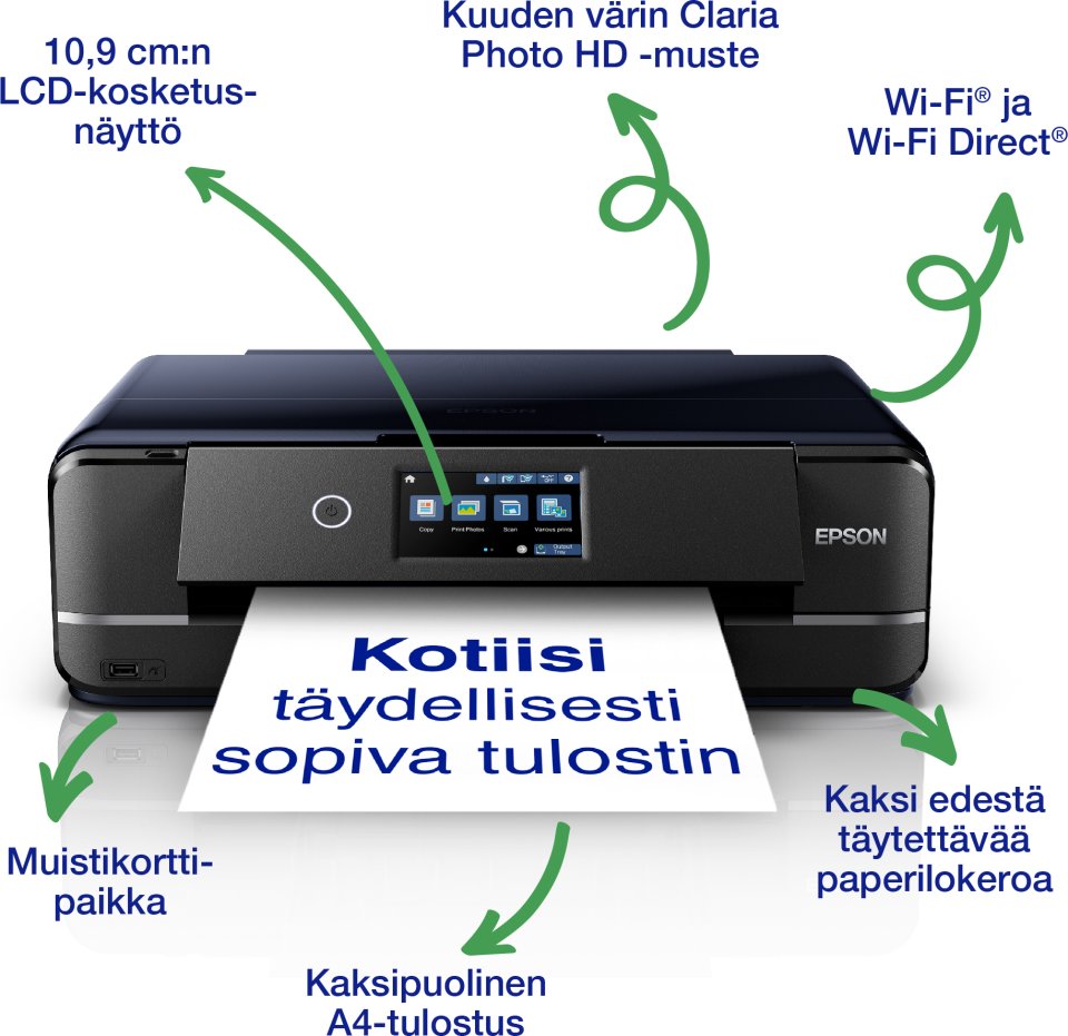 Epson Expression Photo XP-970 -langaton A3-monitoimitulostin