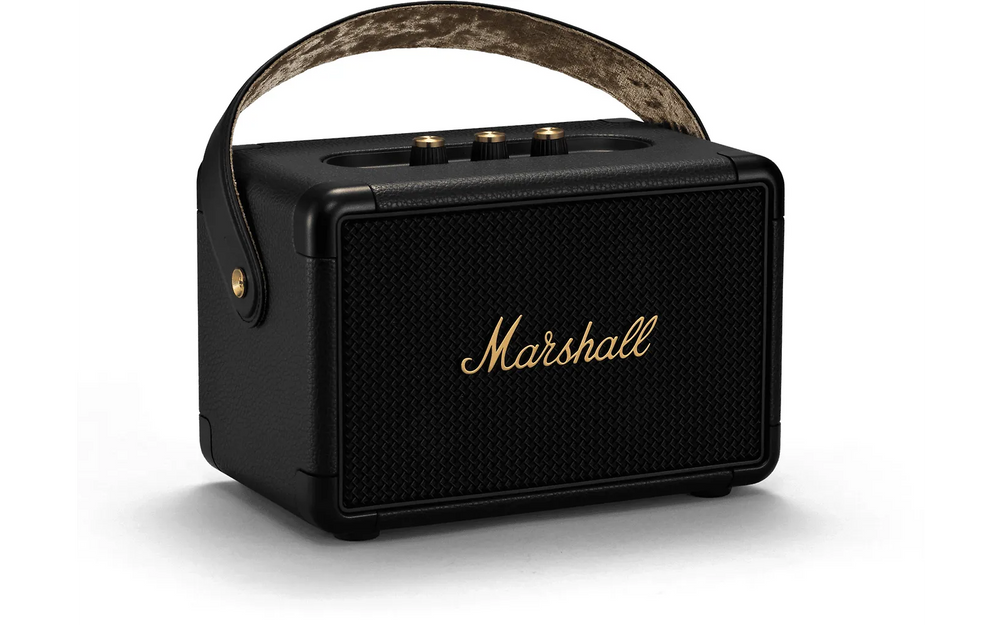 Marshall Kilburn II -Bluetooth-kaiutin, musta/messinki