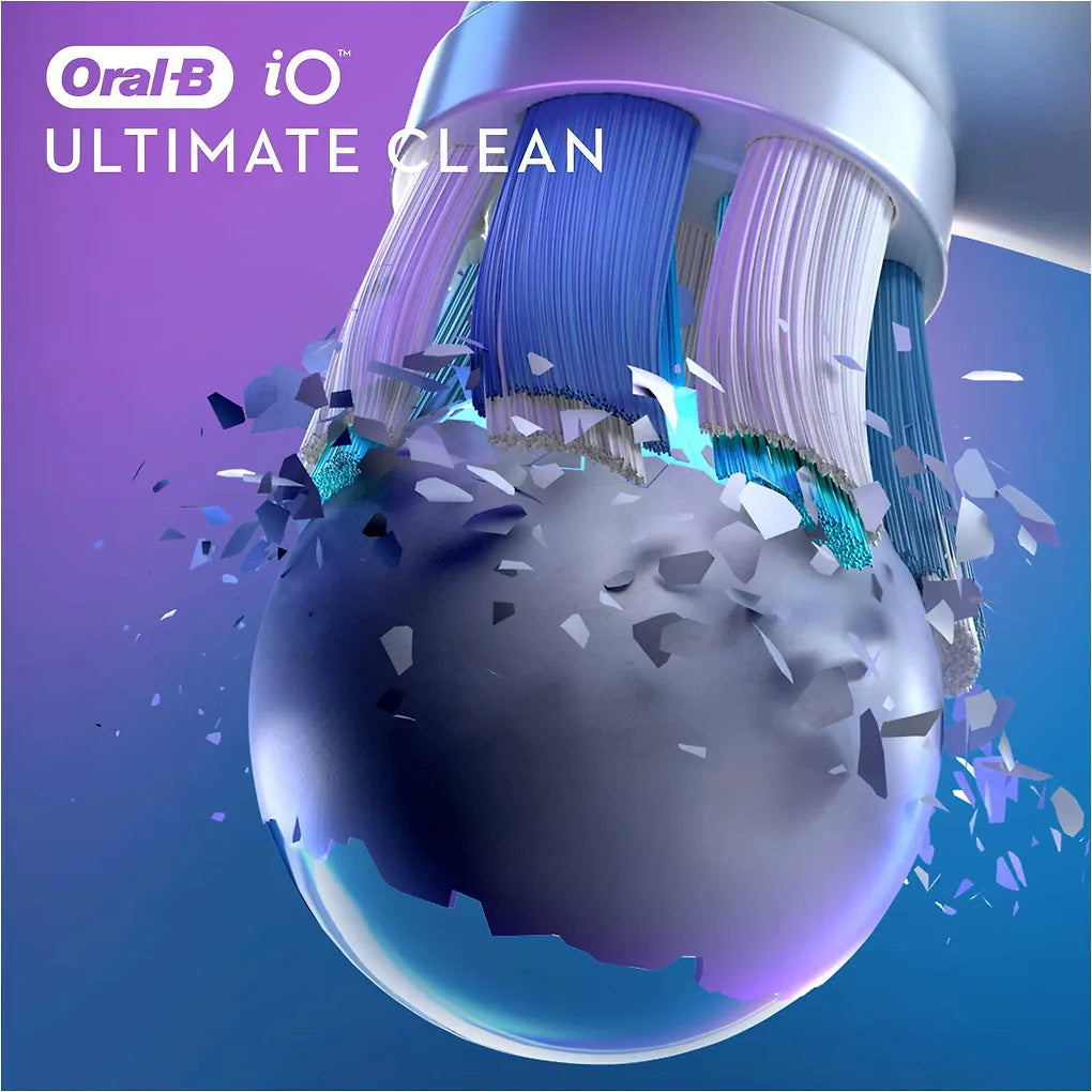 Oral-B iO Ultimate Clean ersättningsborstar, vit, 4 st