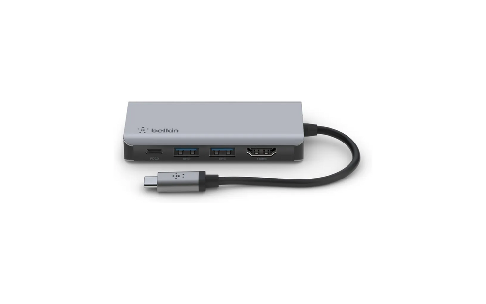 Belkin Connect USB-C-Hubi, 4 porttia