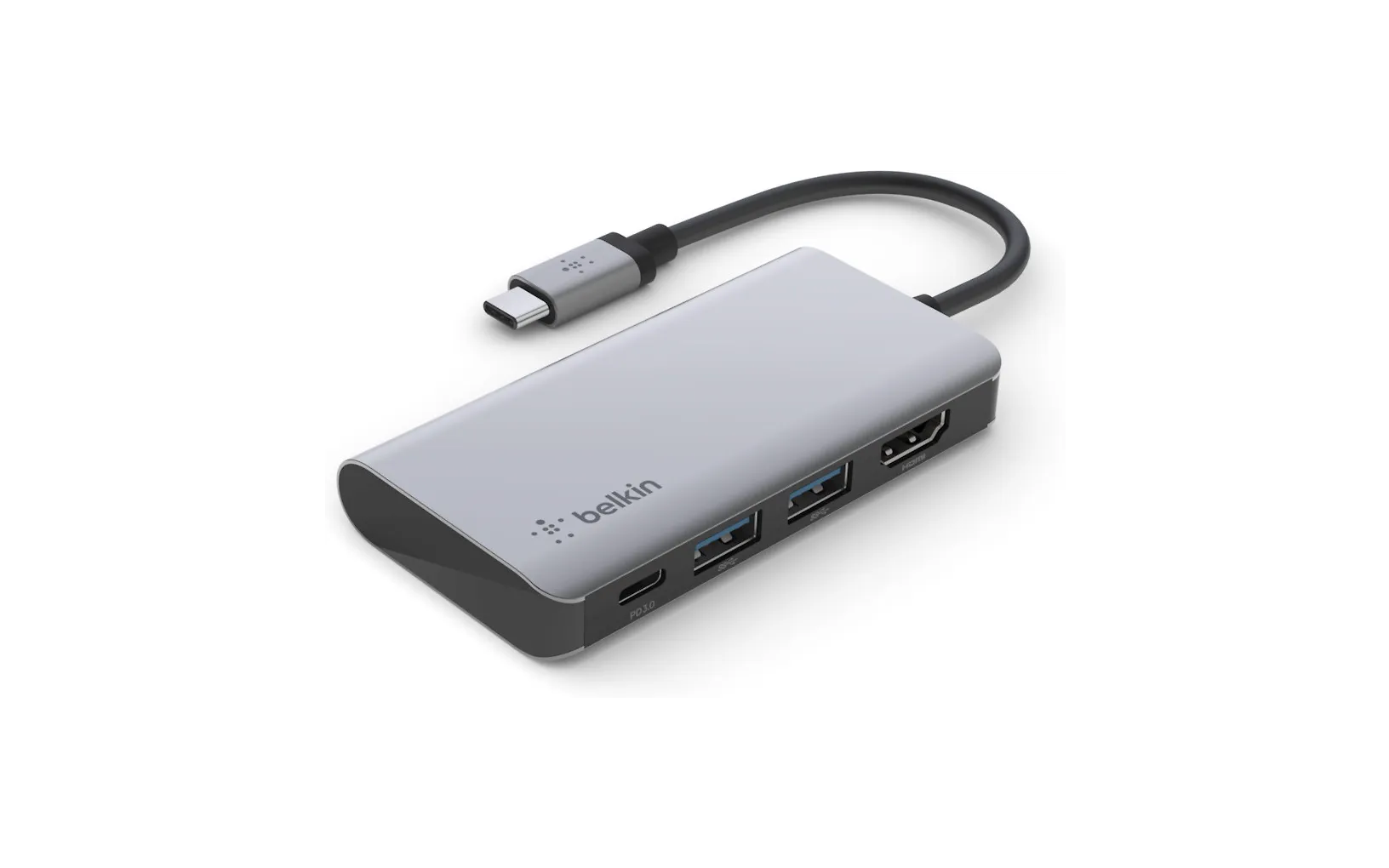Belkin Connect USB-C-Hubi, 4 porttia