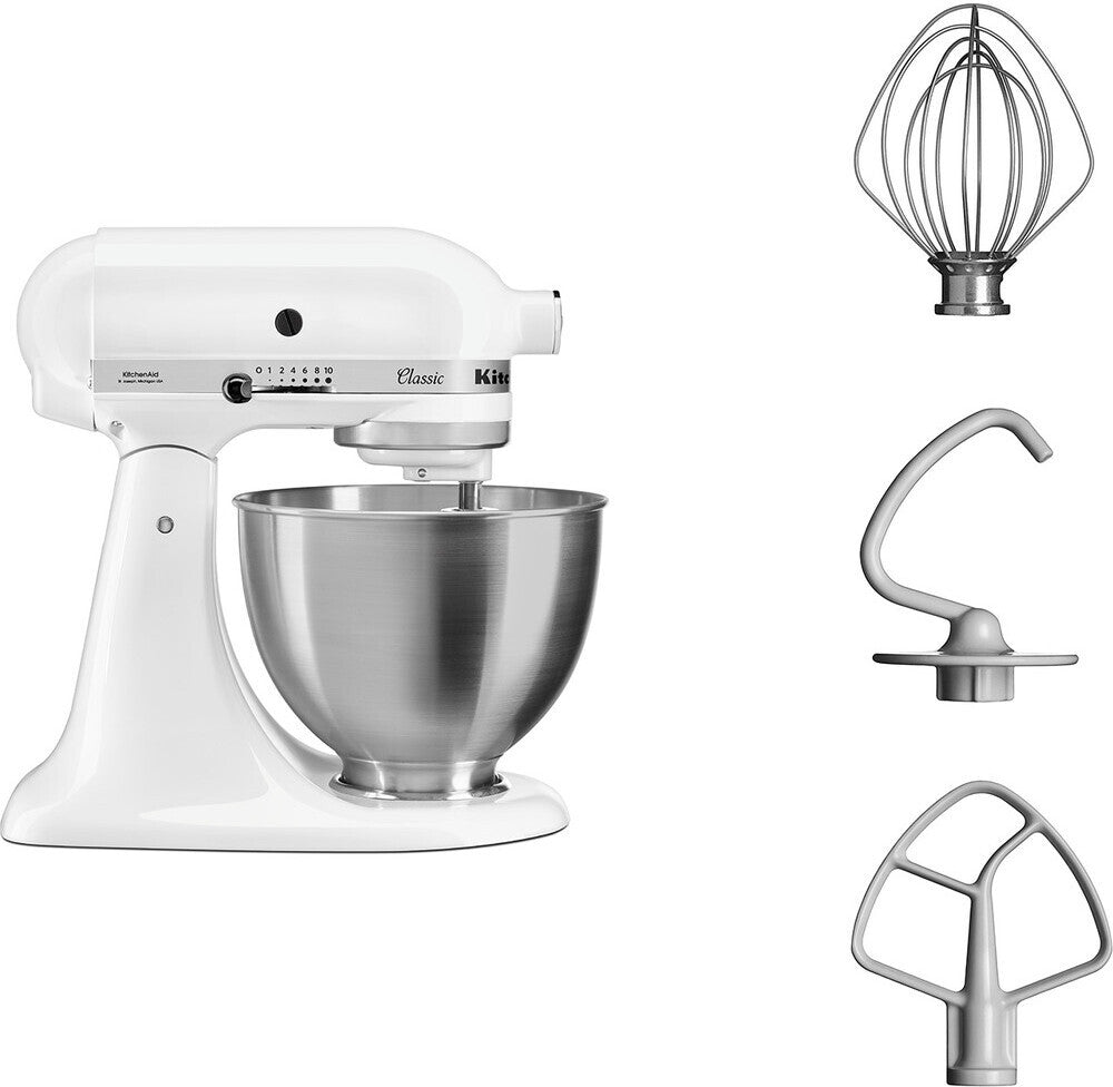 KitchenAid Classic 5K45SSEWH -yleiskone, valkoinen – 2