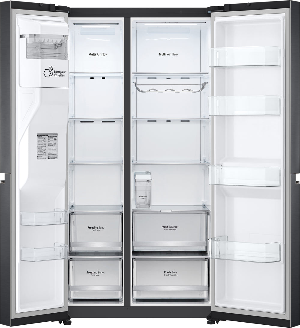 LG GSLV71MCLE -Side By Side, musta teräs – kuva 2