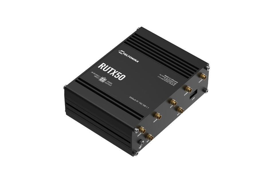 Teltonika RUTX50 5G/4G/3G -modeemi ja WiFi -reititin