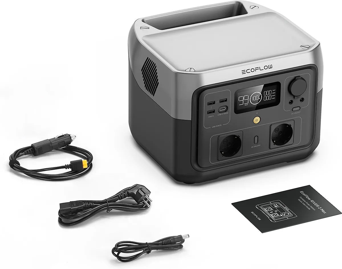 EcoFlow River 2 Max kannettava virta-asema, 512 Wh