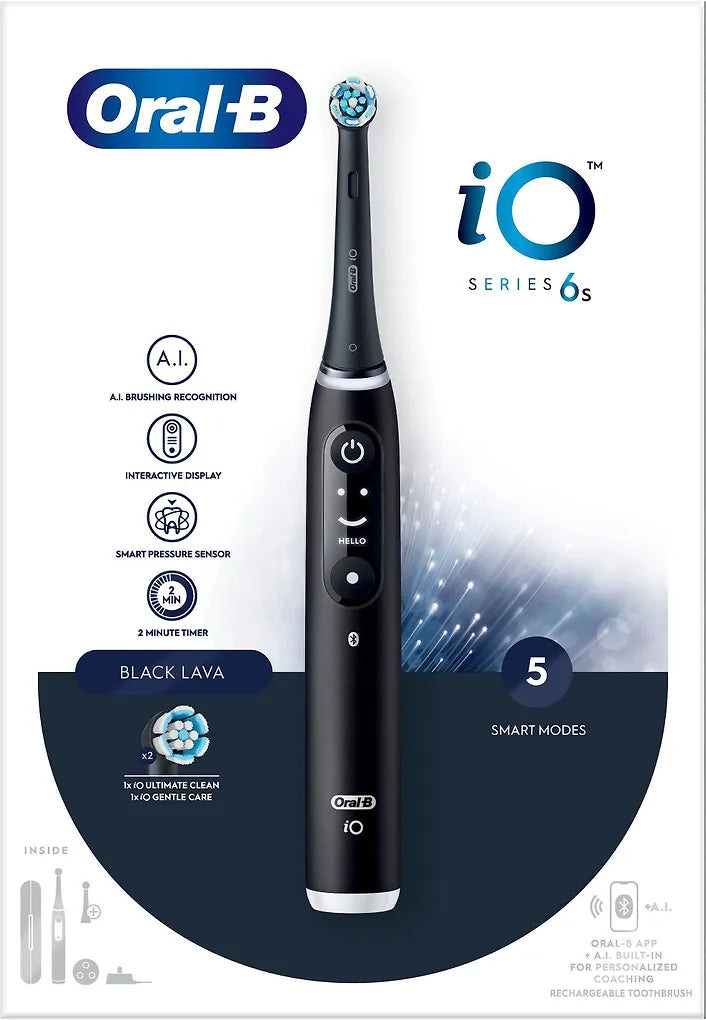 Oral-B iO Series 6s eltandborste, svart
