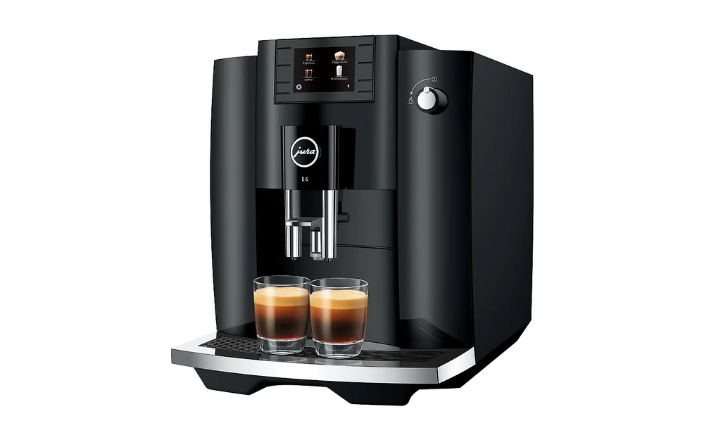 Jura E6 Piano Black EC -kahvikone