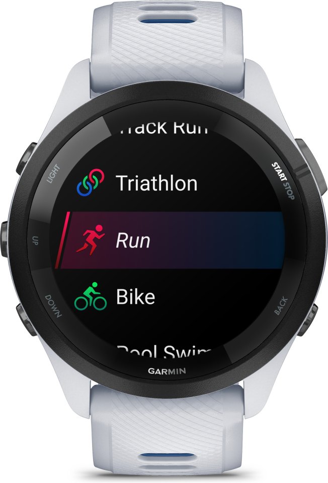 Garmin Forerunner 265 -urheilukello, valkoinen / sininen