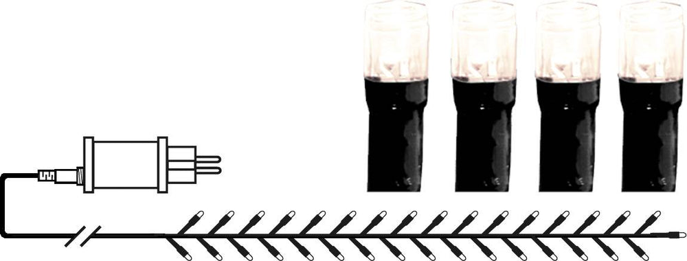 Crispy Ice White valosarja 180 LED 3,6m