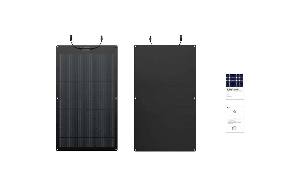 EcoFlow 100 W Flexible Solar Panel -taipuisa aurinkopaneeli