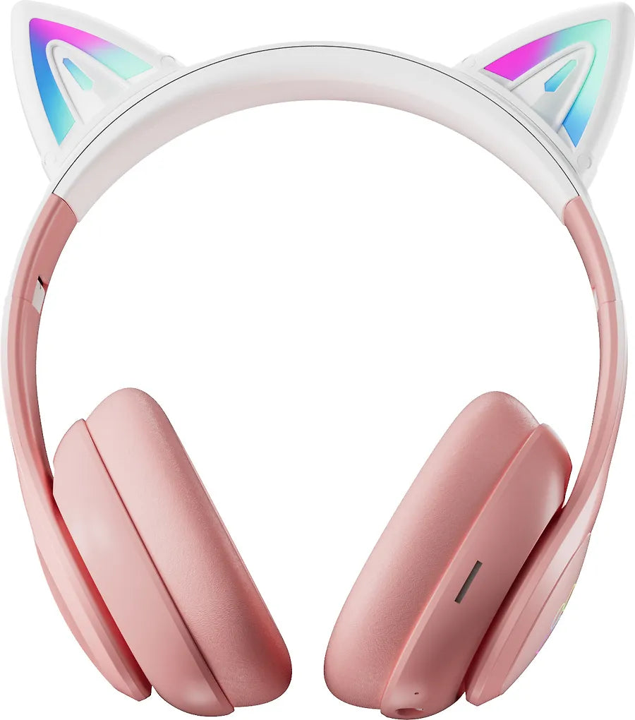ProCaster Meow kuulokkeet mikrofonilla, vaaleanpunainen