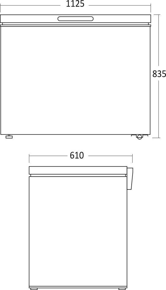 Scandomestic CF300WD säiliöpakastin