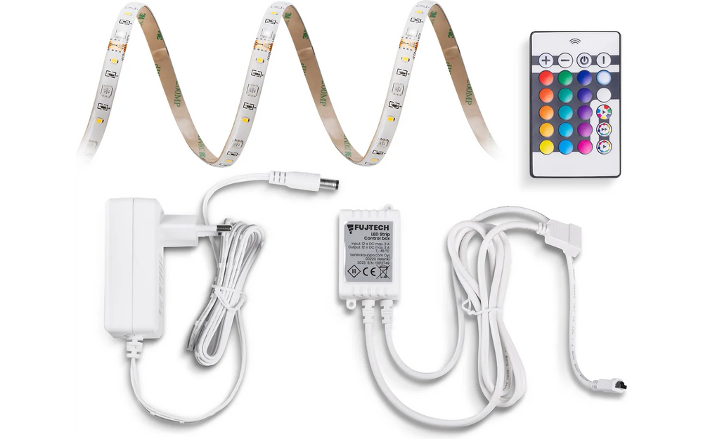 Fuj:tech LED Strip RGBW -valonauha, 3 m