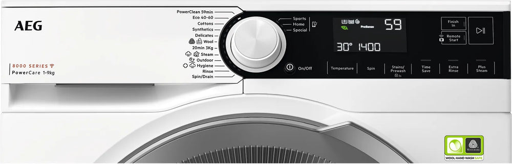 AEG LR833W96W 8000-sarjan pyykinpesukone