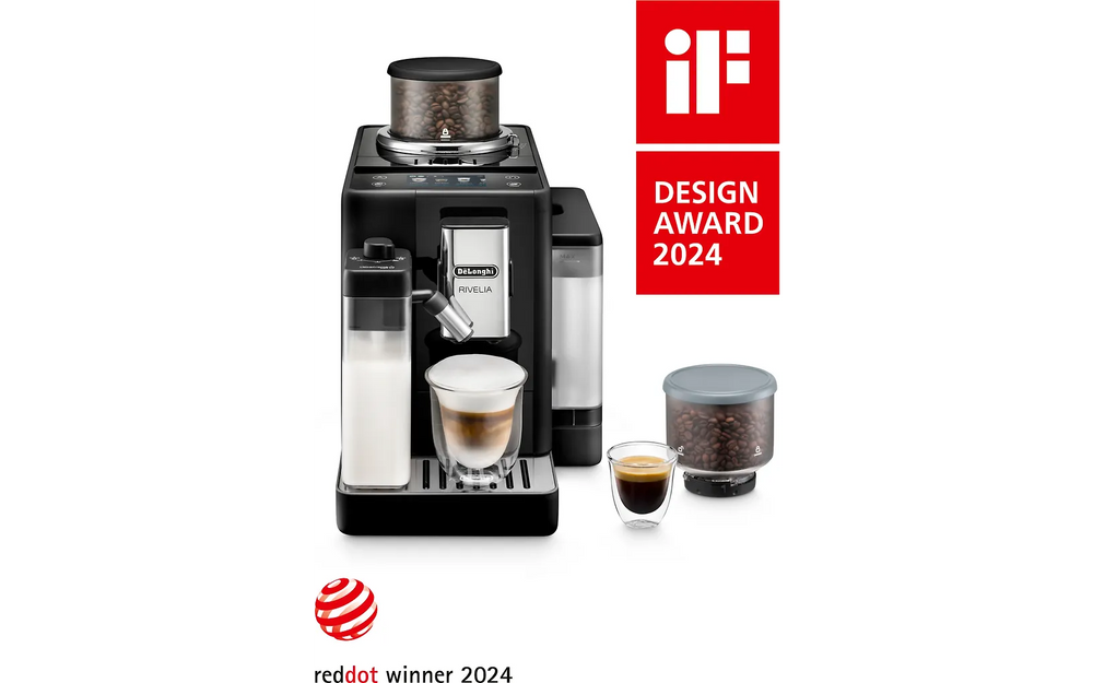 DeLonghi Rivelia EXAM440.55.B kahviautomaatti, musta