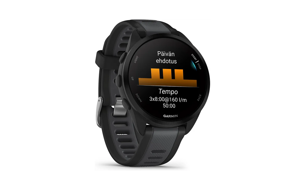 Garmin Forerunner 165 Music -juoksukello, musta
