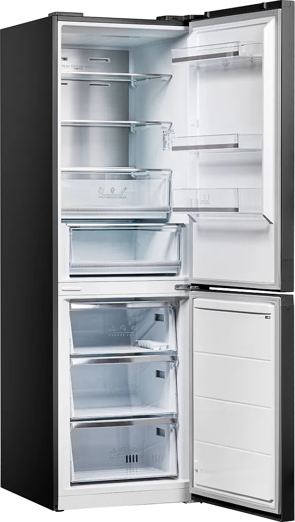Ströme HD-449RWEN/BX Prestige jääkaappipakastin, musta inox - E-store.fi